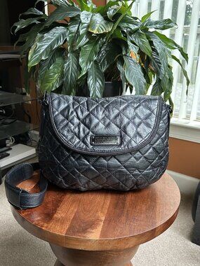 MARC BY MARC JACOBS Natasha Quilted Crossbody Bag Black